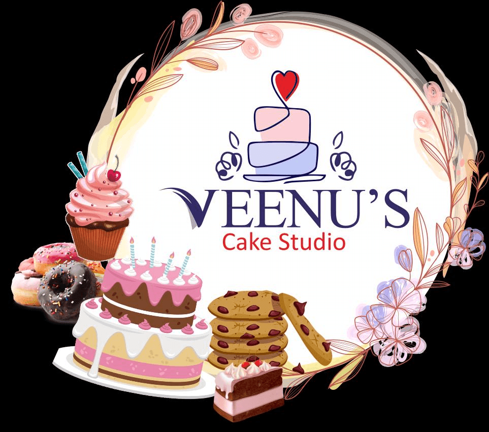 VEENU'S CAKE STUDIO logo